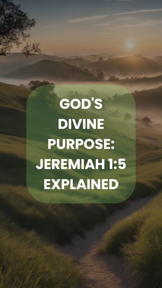 God’s Divine Purpose Jeremiah 15 Explained